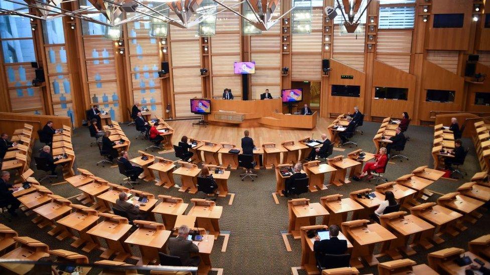 Scottish Parliament chamber