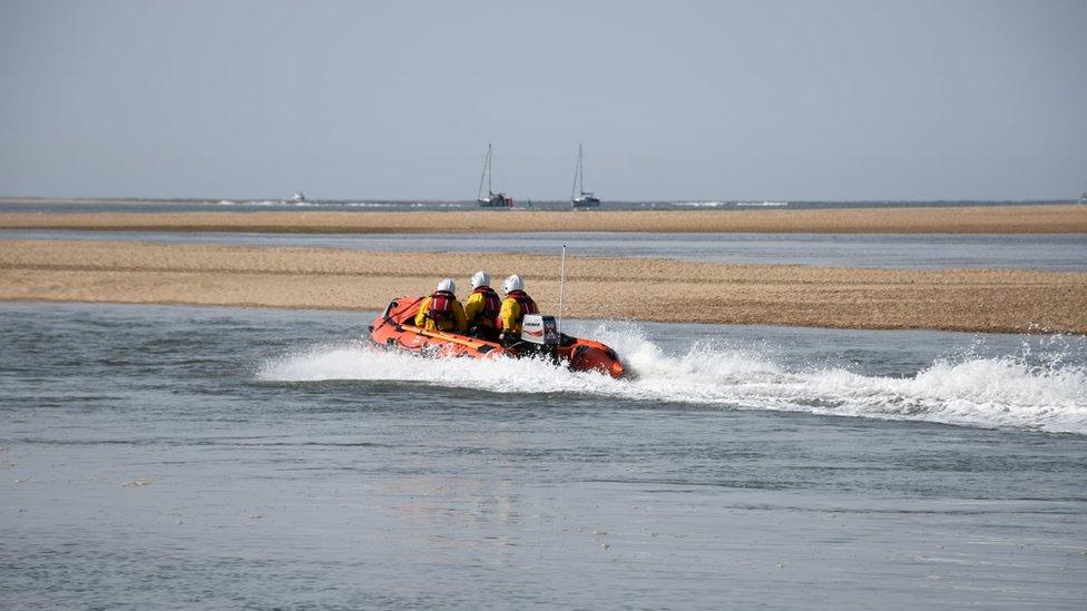 RNLI lifeboat sent out at Wells-next-the-Sea