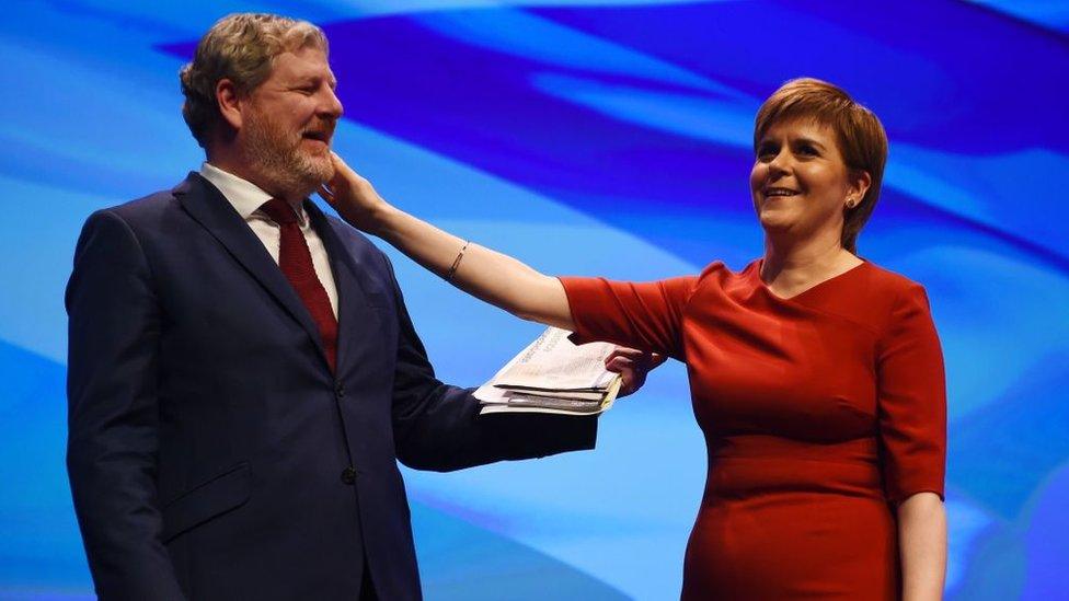 Angus Robertson and Sturgeon