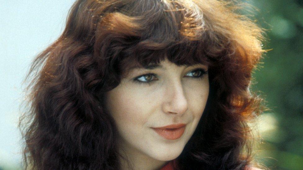 Kate Bush pictured in 1980