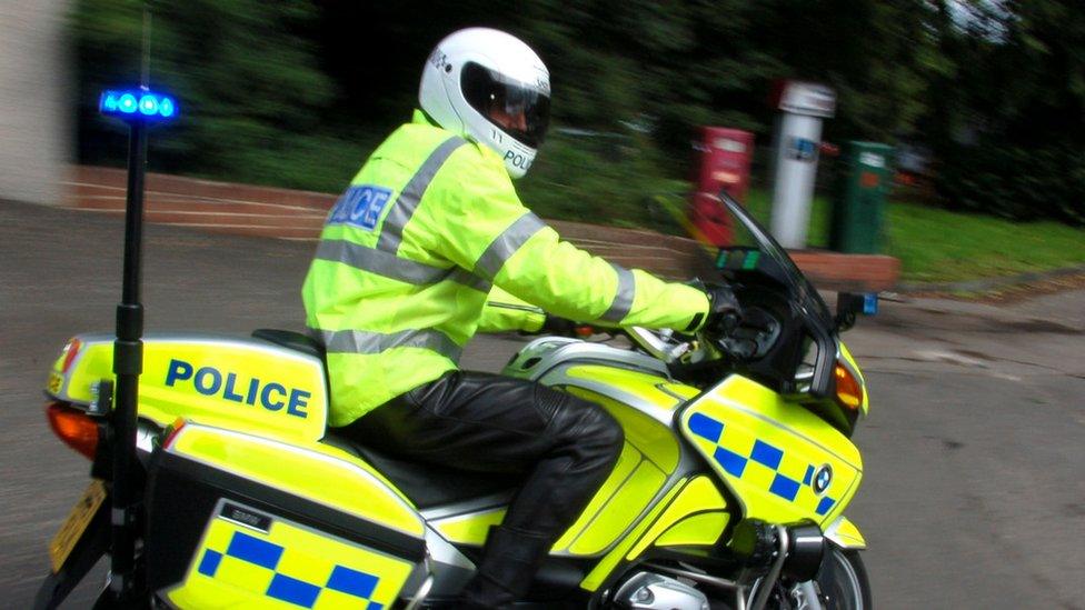 police motorbike