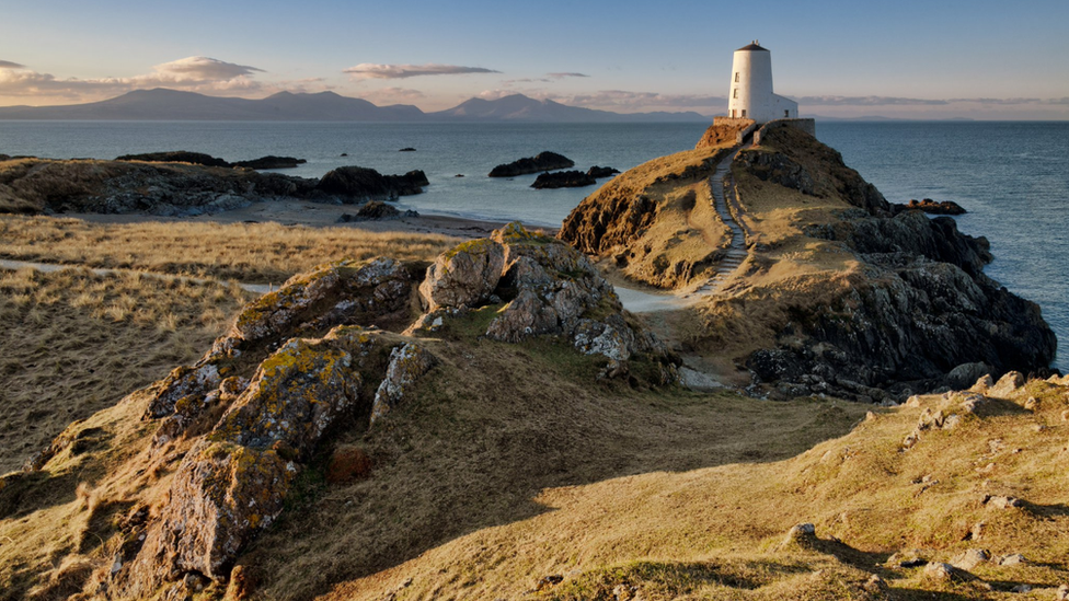 Llanddwyn church by day