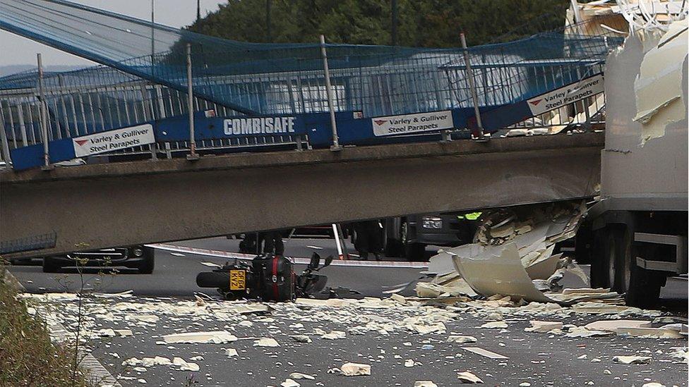 Bridge collapse