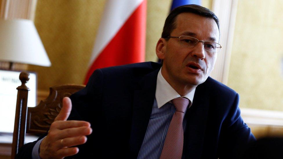 Polish Deputy Prime Minister Mateusz Morawiecki