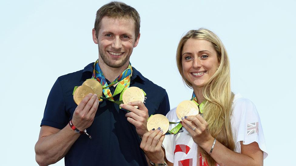 Jason Kenny and Laura Trott