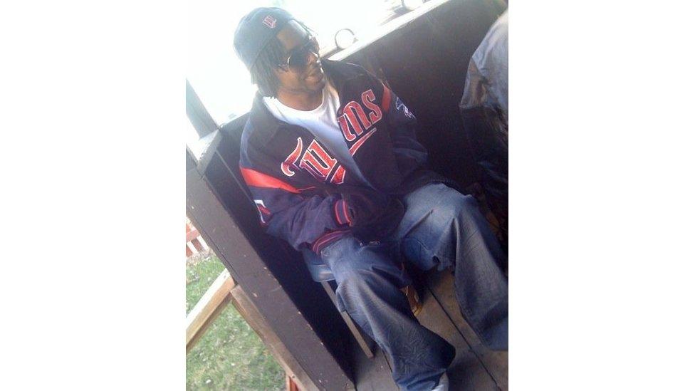 Philando Castile on the porch in a photo from 2013