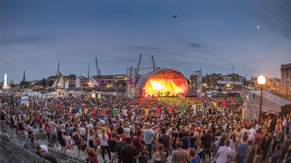 Live music at Bristol Harbour Festival