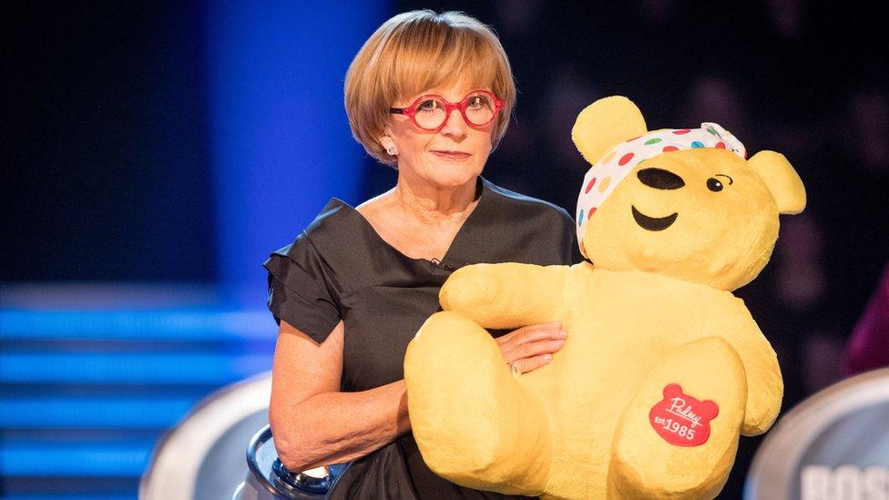 Anne Robinson and Pudsey