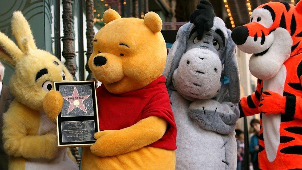 Winnie the Pooh and friends