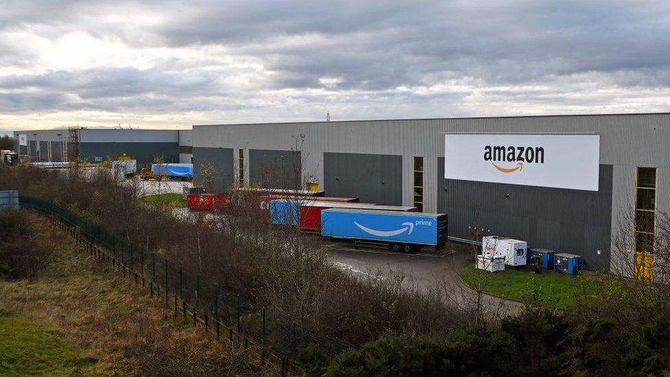 Amazon warehouse in Dunfermline