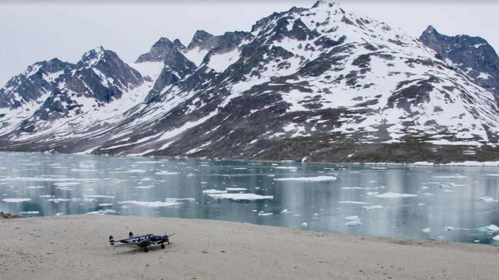 Plane in Greenland