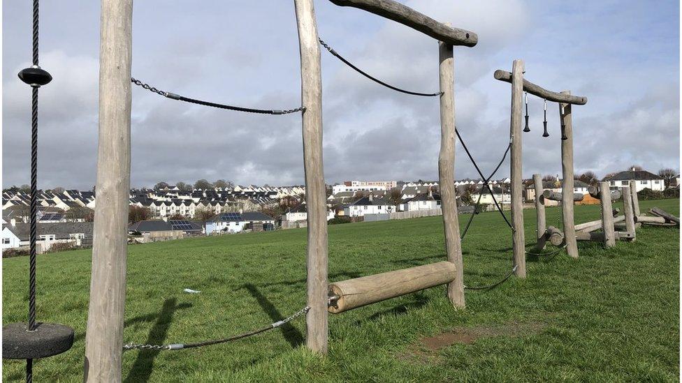 Infrastructure improvements by Green Minds in North Down Crescent Park