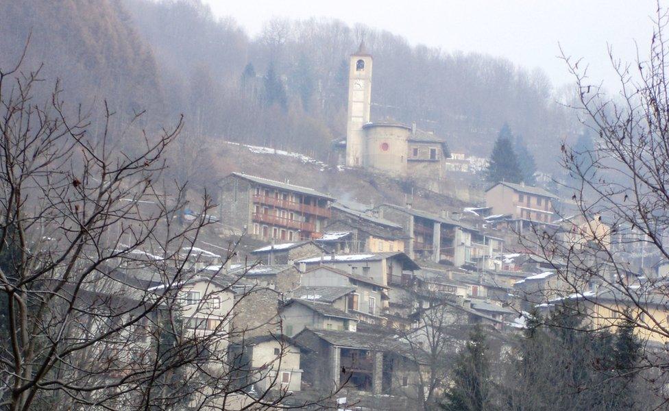 A view of Ostana