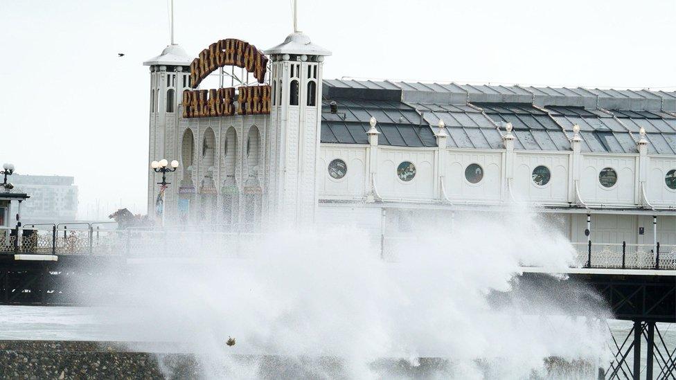 Brighton storm