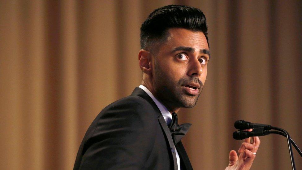 Hasan Minhaj of Comedy Central performs at the White House Correspondents" Association dinner in Washington, U.S. April 29, 2017