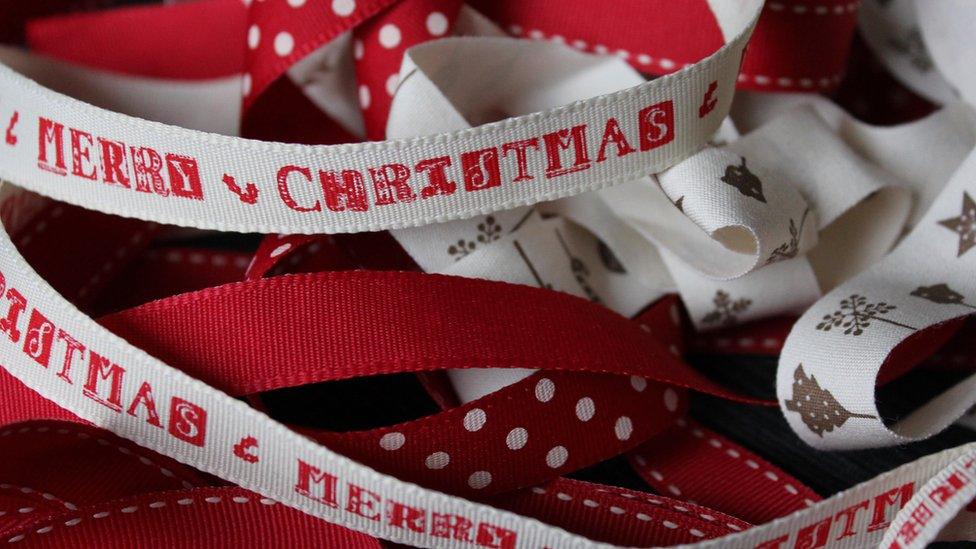 Christmas ribbons