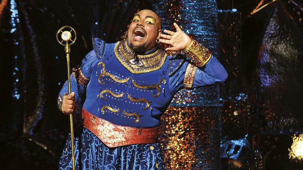 Trevor Dion Nicholas in Aladdin