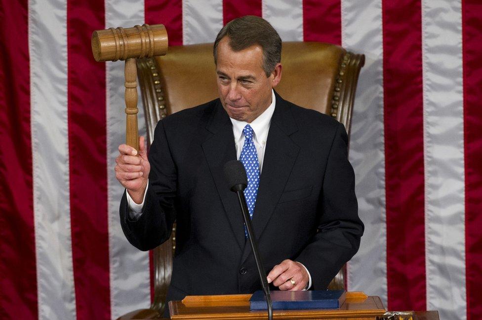 The previous speaker, John Boehner