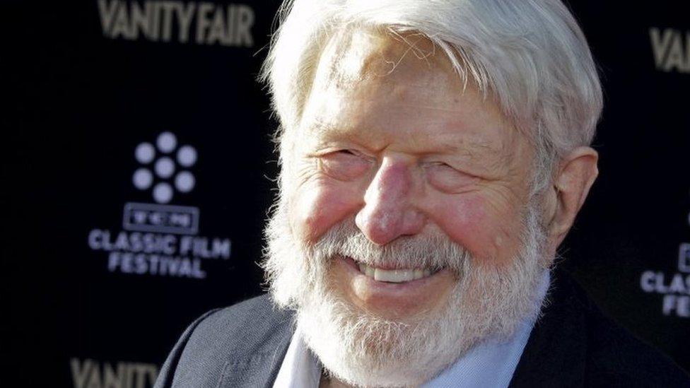 Theodore Bikel smiles as he arrives at the opening night gala of the TCM Classic Film Festival in Hollywood, 25 April 2013