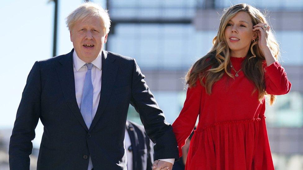 Boris Johnson a'i wraig, Carrie