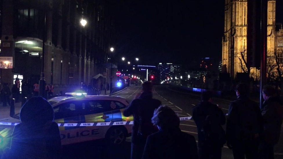 Westminster Bridge closed