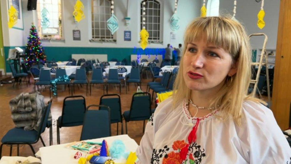 Ukrainian refugee in Sussex