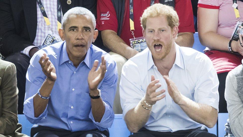 Barack Obama and Prince Harry