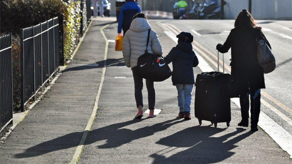 People with luggage