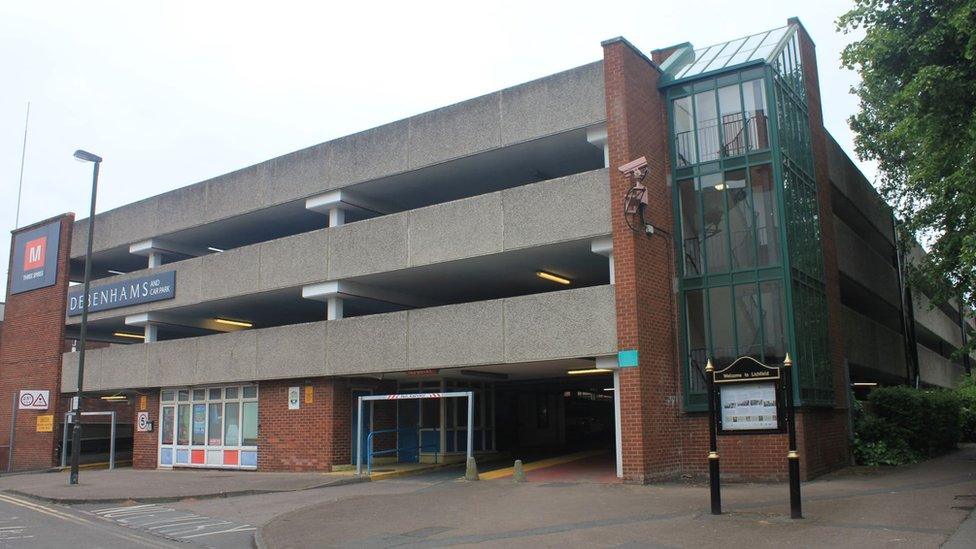 The car park