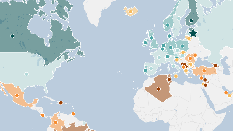 Pisa data map