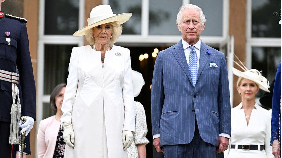 The King and Queen at Hillsborough Castle