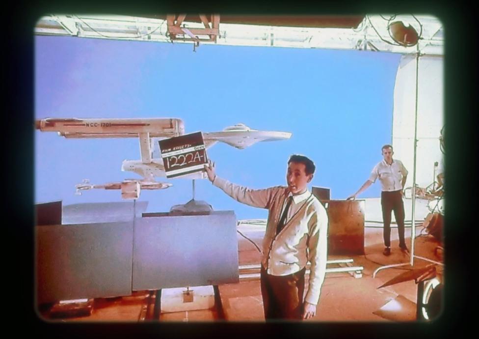 Barry at work on Star Trek