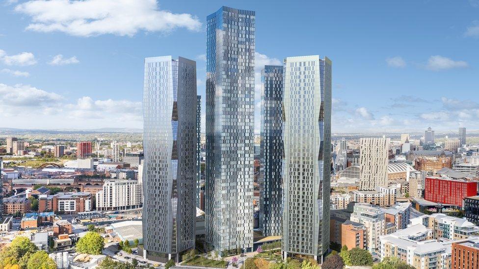 Deansgate Square towers