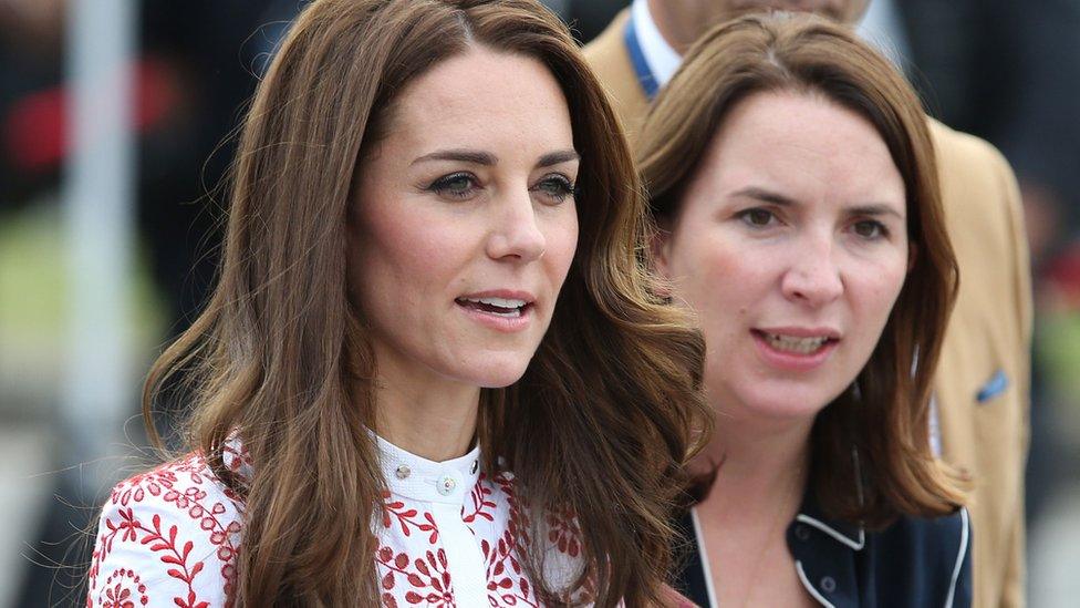 Duchess of Cambridge and Rebecca Deacon in 2016