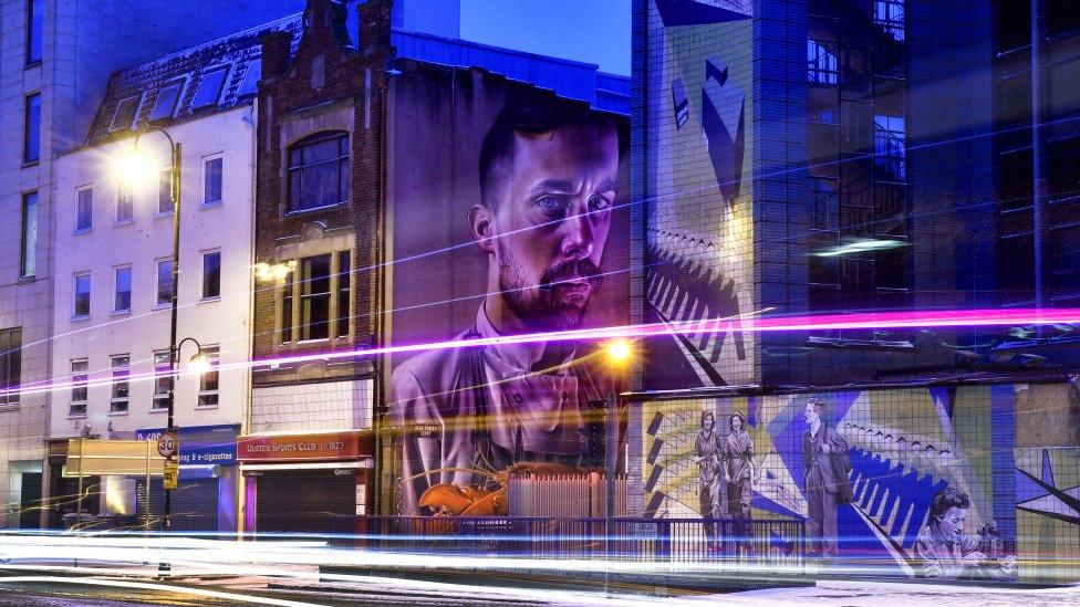 A street in Belfast city centre