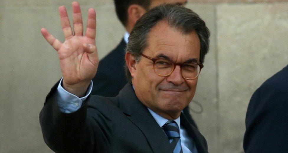 Former regional President of Catalonia Artur Mas in Barcelona, Spain on 8 May, 2017.