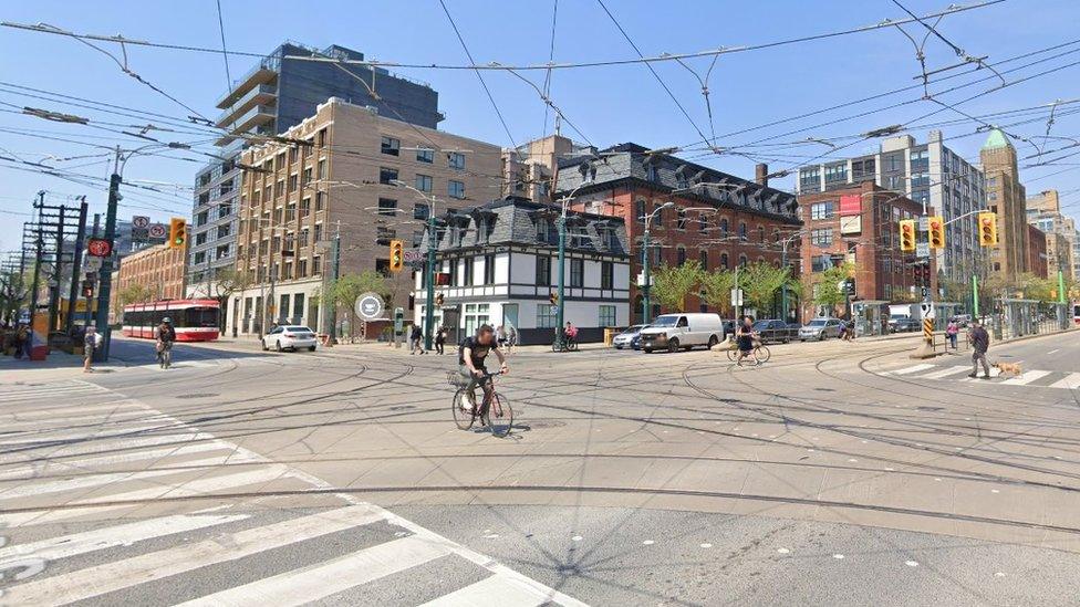 Spadina Avenue at King Street West in Toronto