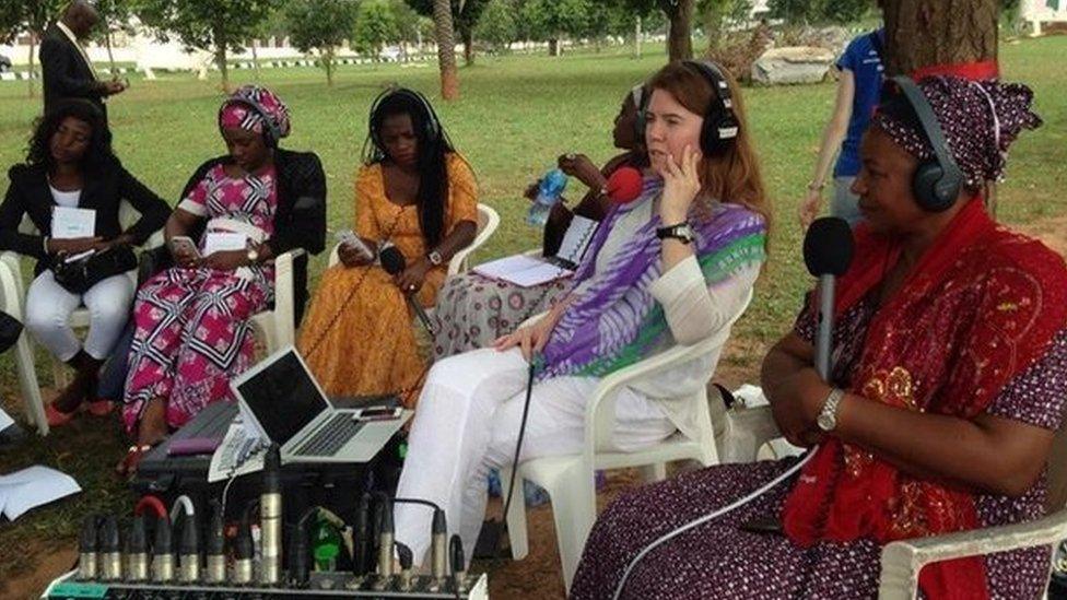 BBC World Service team speak to Nigerian women