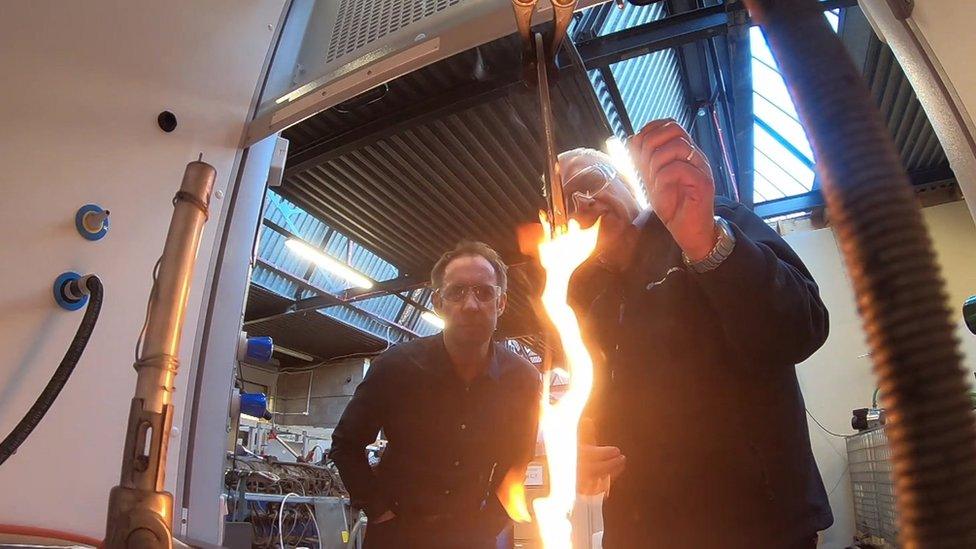 Cladding fire tests at Impact Solutions, Aberdeen