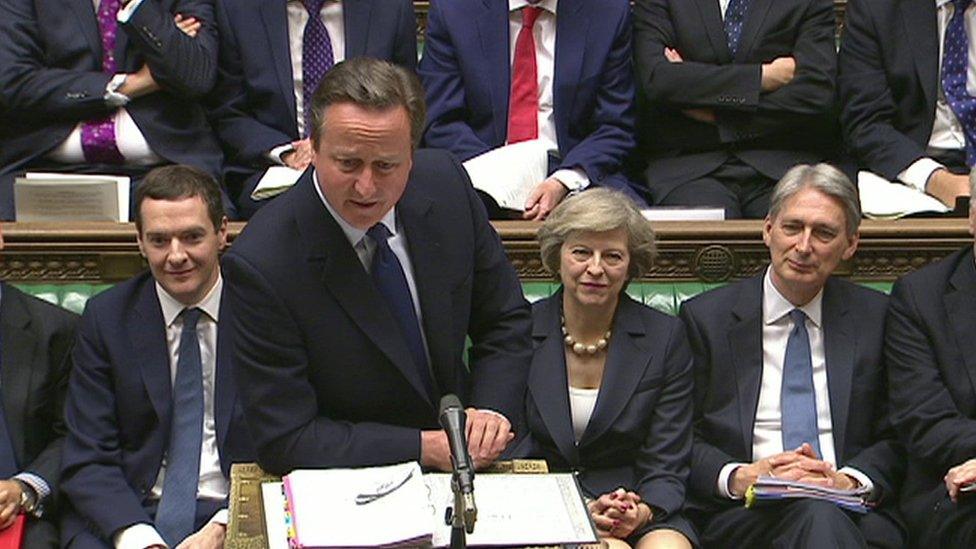 David Cameron at PMQs