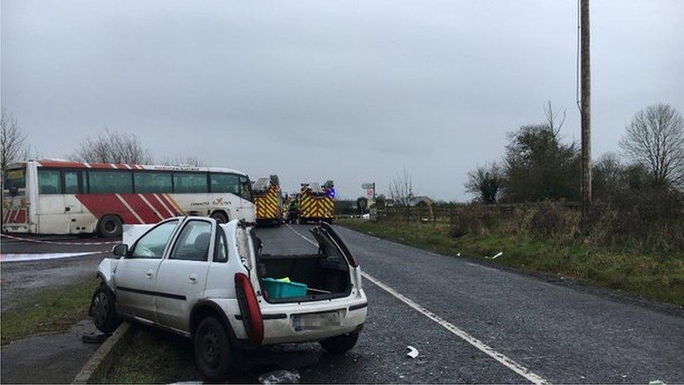 School bus crash in Limerick