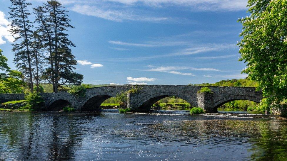 Donald McNaught took this shot of a bridge over the River Dee, near Bala, Gwynedd