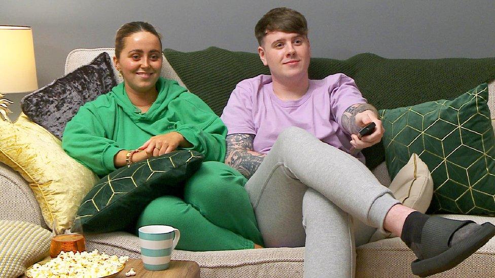 Roisin and Joe, Scottish cast members of Gogglebox