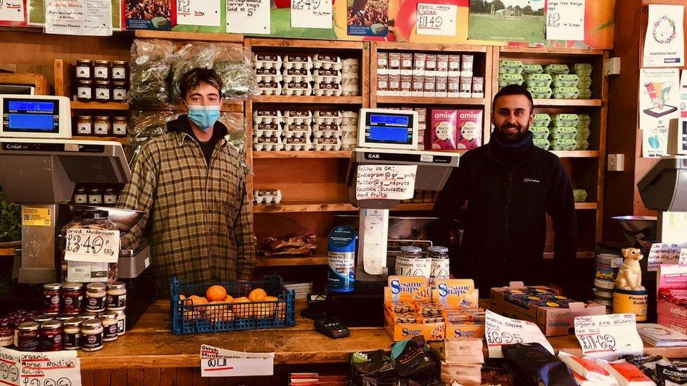 Fahid Rahman (Right) from Gloucester Road Fruiterers