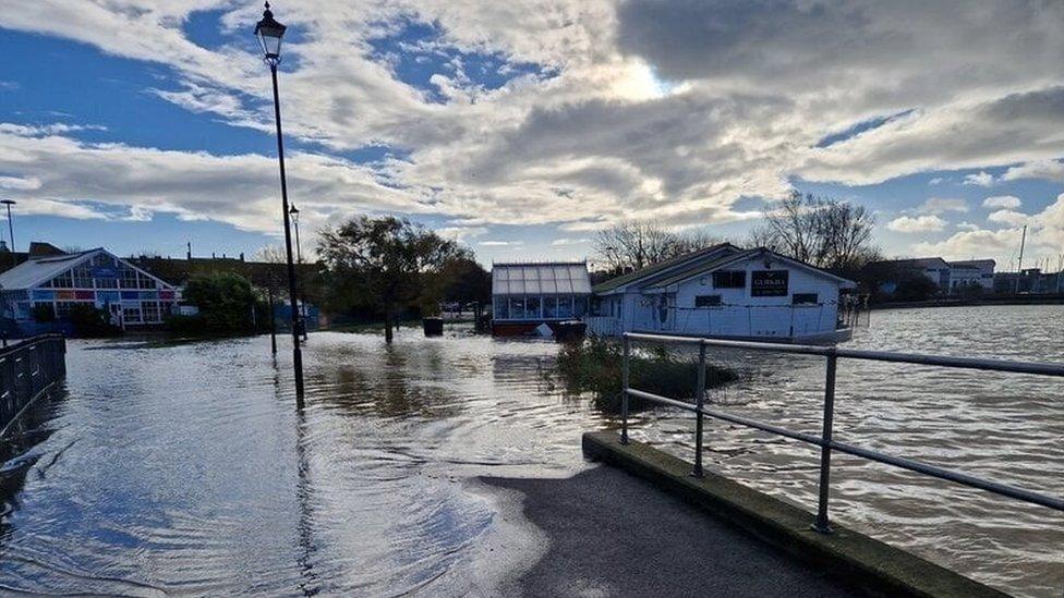 Flooding at Radipole Park