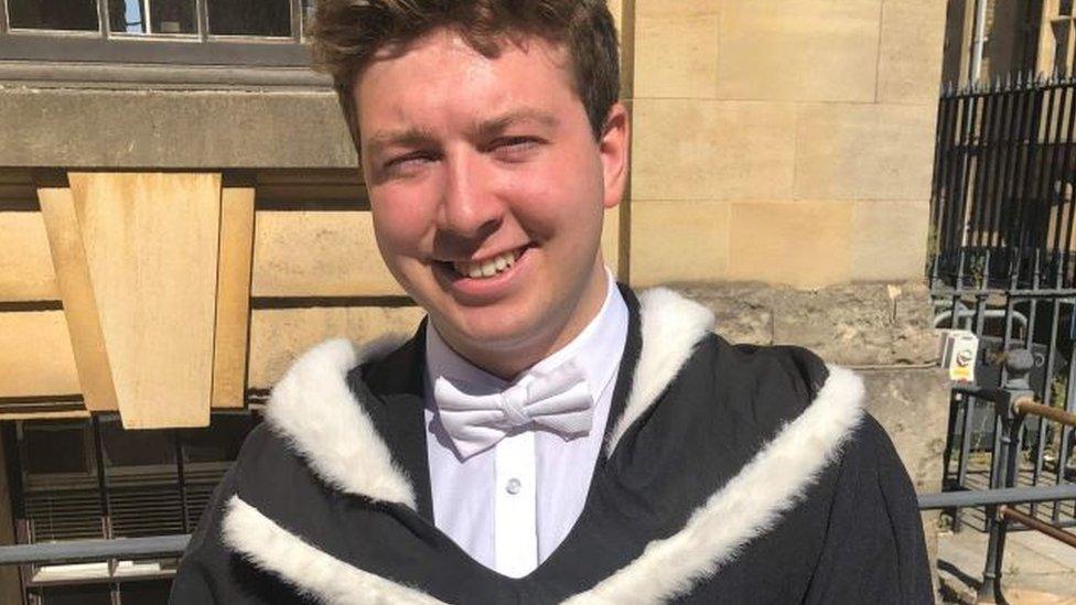 Theo Davies-Lewis graduated from Oxford but wants to solve Wales' brain drain problem