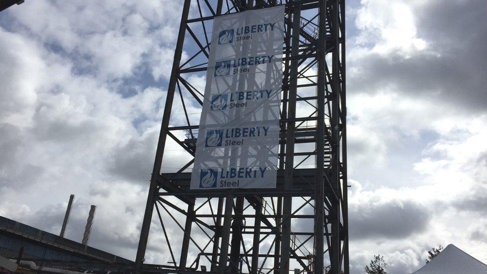 Liberty Steel signs