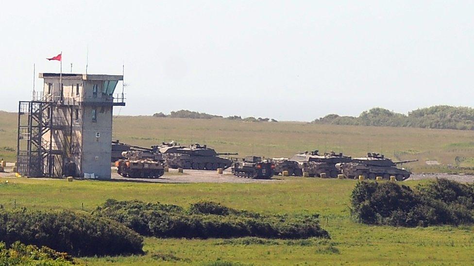 The Castlemartin range