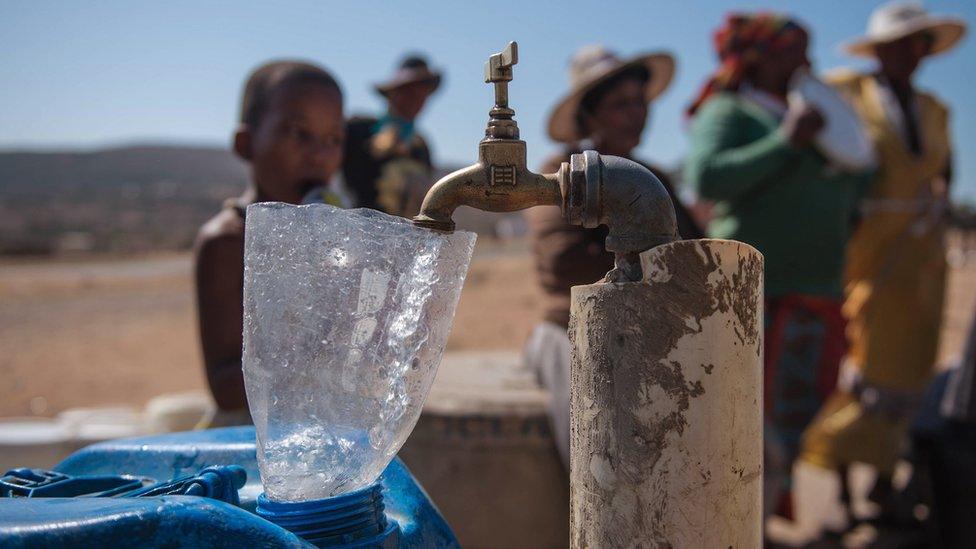 Water tap in Durban