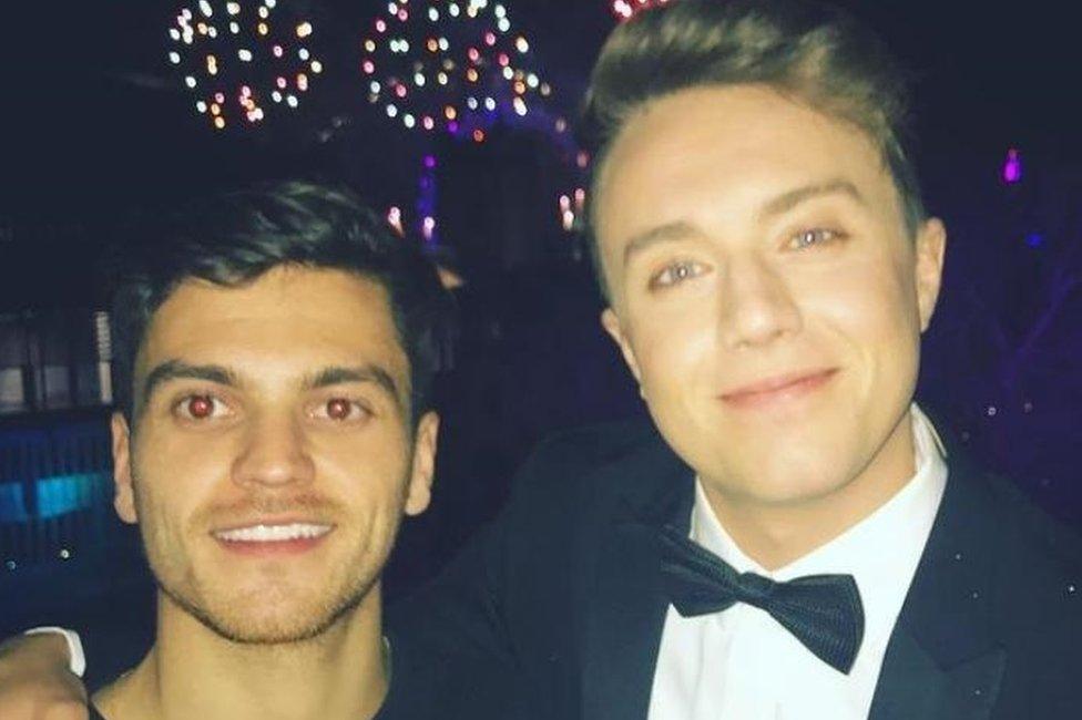 Roman Kemp with Joe Lyons